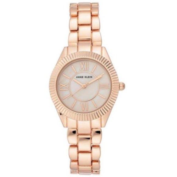 Anne Klein Women's Rose Gold-Tone Bracelet Watch - Picture 1 of 3
